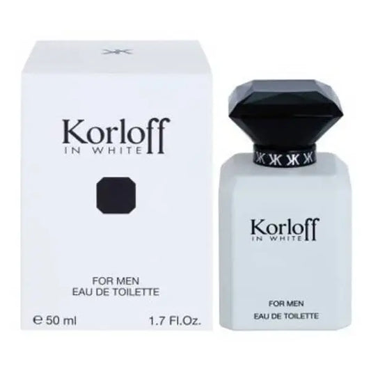Korloff In White for Men Eau de Toilette Spray 50ml Korloff