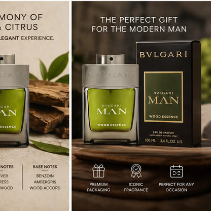 Bvlgari Man Wood Essence Eau de Parfum Spray 60ml Bvlgari
