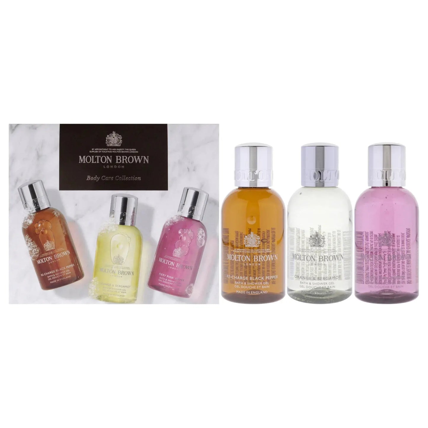 Molton Brown Spicy & Citrus Body Care Collection 3 x Shower Gel 100ml Molton Brown