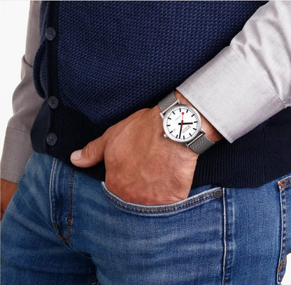 Mondaine MSE.35610.SM EVO2 Automatic Mens Watch 35mm Sapphire Glass