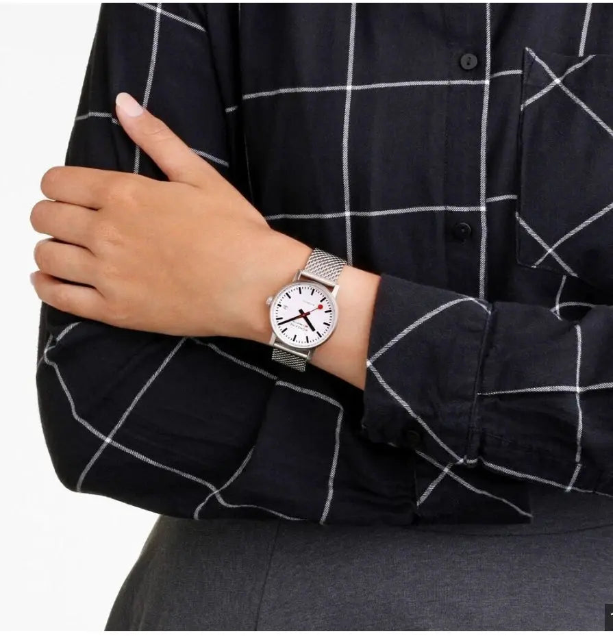Mondaine MSE.35610.SM EVO2 Automatic Mens Watch 35mm Sapphire Glass