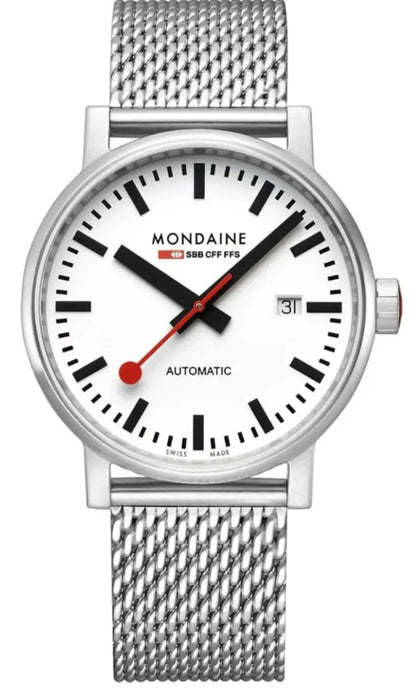 Mondaine MSE.35610.SM EVO2 Automatic Mens Watch 35mm Sapphire Glass