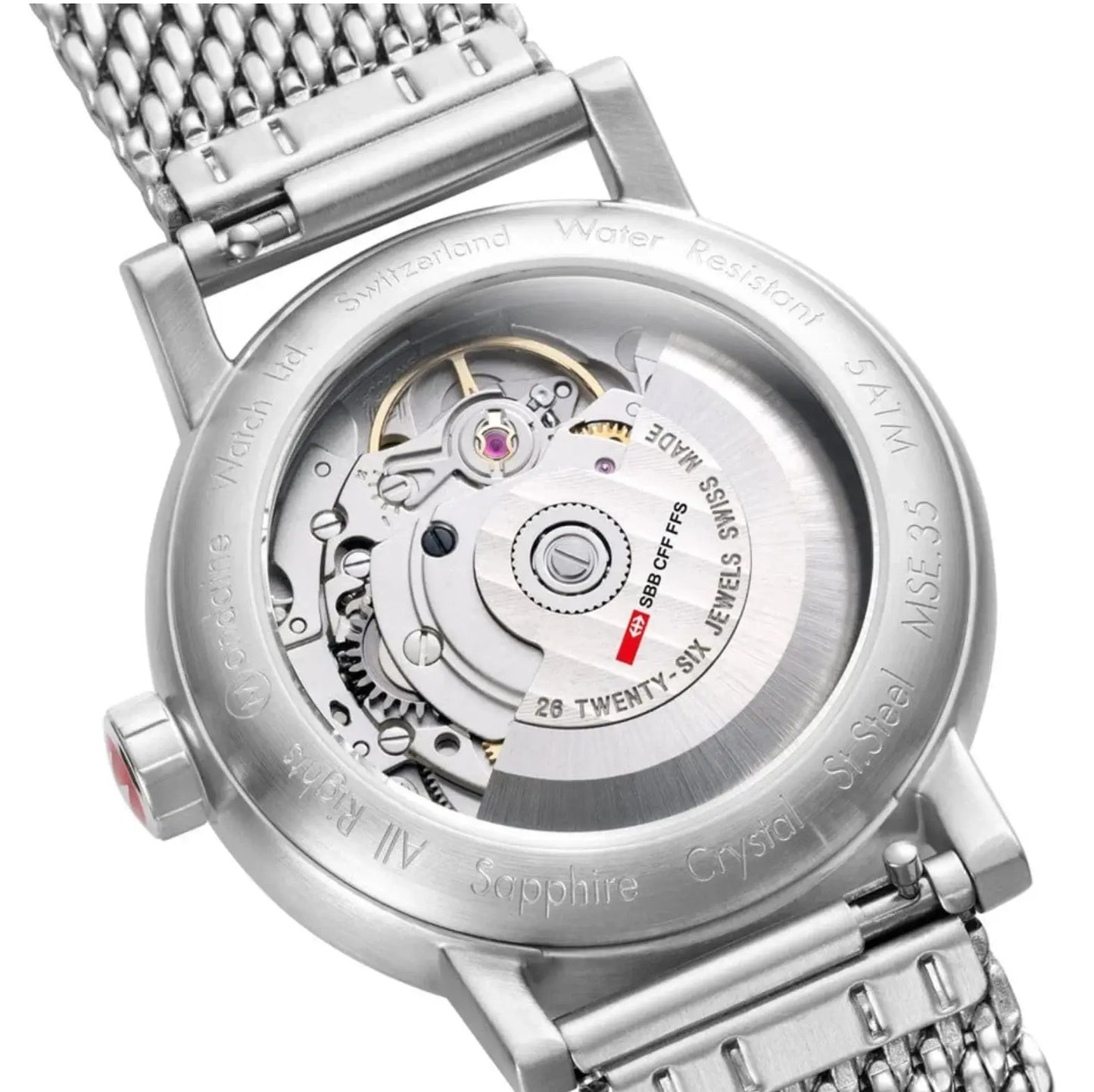 Mondaine MSE.35610.SM EVO2 Automatic Mens Watch 35mm Sapphire Glass