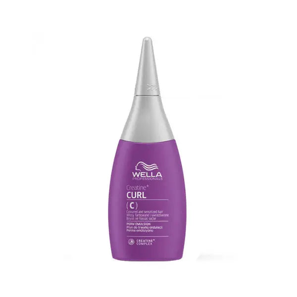 Wella Creatine+Curl Perm Emulsion for Coloured and Sensitized Hair 75ml Wella