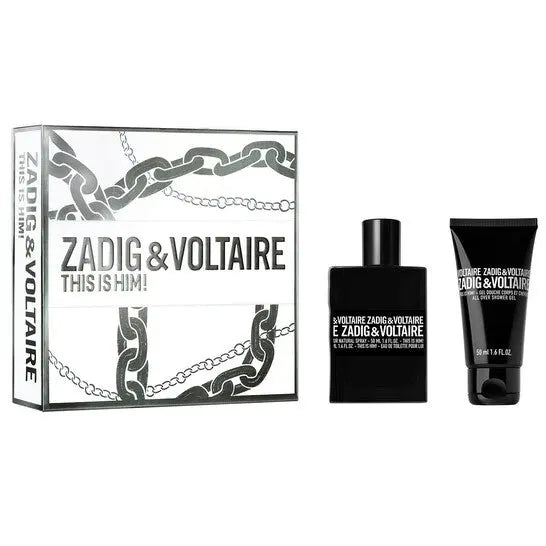 Zadig & Voltaire This is Him! 50ml EDT Spray + 50ml Shower Gel Zadig and Voltaire