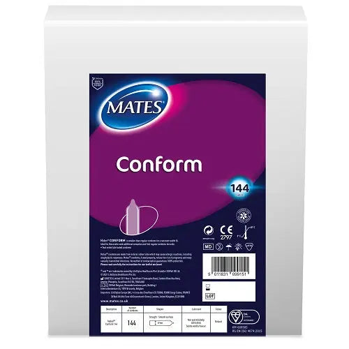 Mates Conform Condom BX144 Clinic Pack